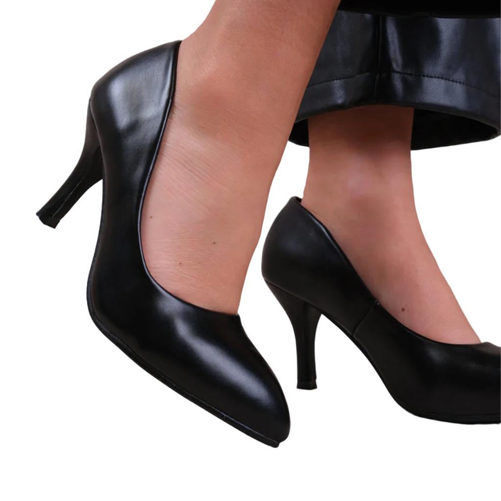 Where's That From Женские туфли-лодочки Paola PU с острым носком на среднем каблуке