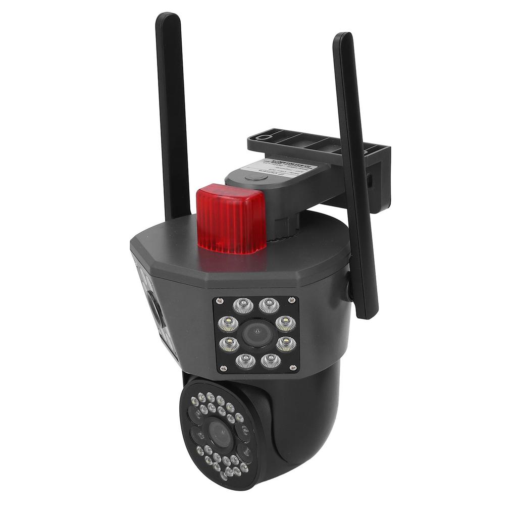 Outdoor Security Camera 5MP Triple Lens IP66 Waterproof Human Detection Full Color Night Vision