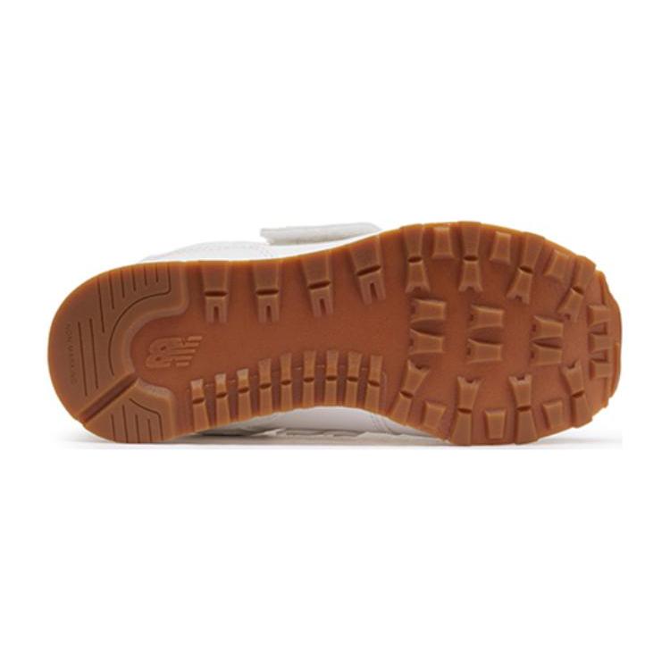 New Balance Износостойкие Низкие Детские Беговые Кроссовки Белые Детские PV574NWW