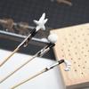 5/10 шт. Аэрограф Модель Деталь DIY Аксессуары Деревянная и Металлическая Подставка для Покраски Зажим-Крокодил Палочка Инструмент для Моделирования
