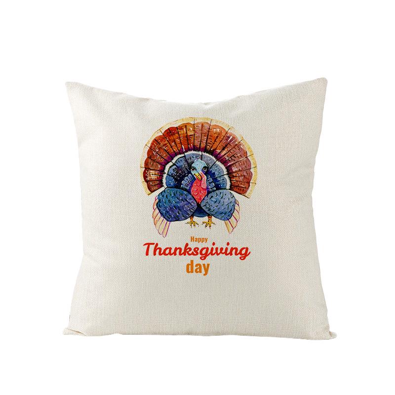 Новая наволочка на подушку с индейкой на День благодарения, полиэстер, скандинавская, наволочка на подушку, дом