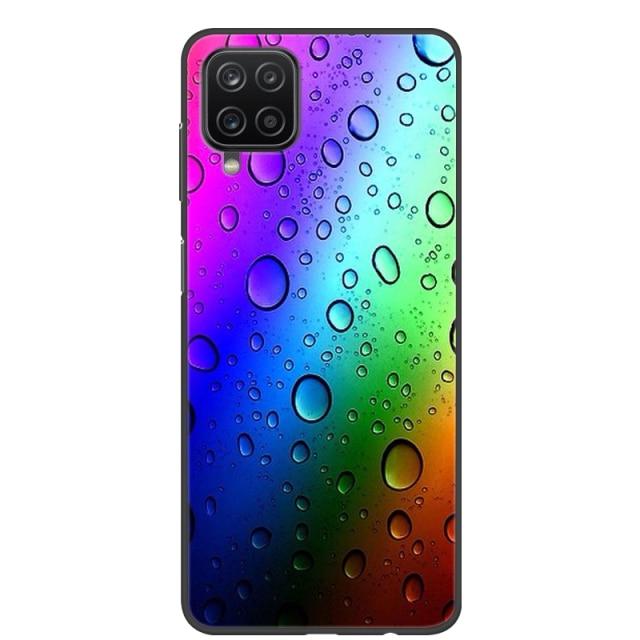 Чехол для Samsung A12, 2021, черные мягкие силиконовые чехлы из ТПУ для телефонов Samsung Galaxy A12 M12, чехол с крутым дизайном, чехол-бампер A 12