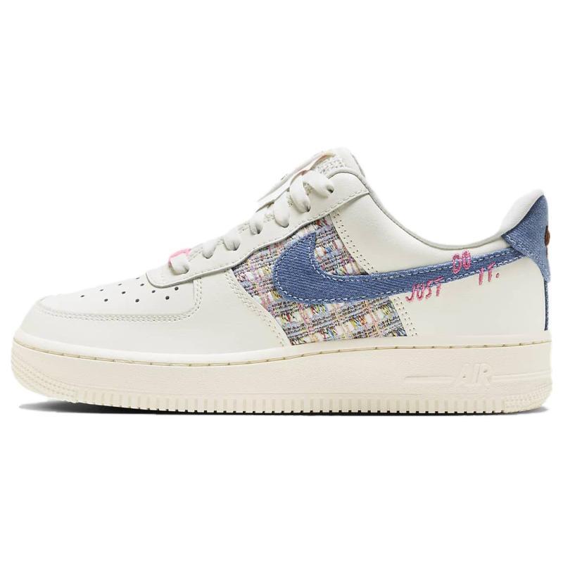 Nike Женские кроссовки Air Force 1 Low '07 Lx Denim Swoosh Boucle FJ7740-141
