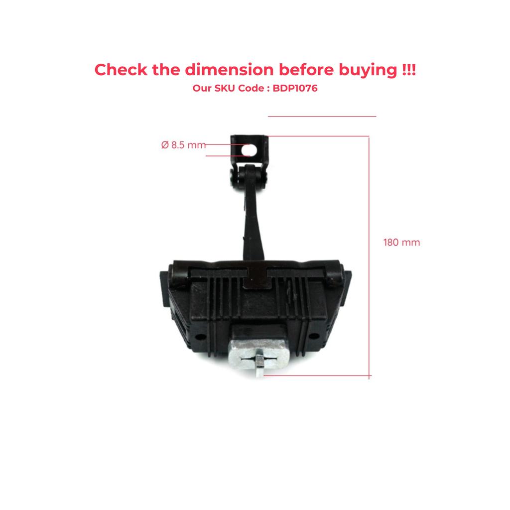 EDP1076-1 2 Pieces Rear Left AND Right Door Hinge Brake Stop Check Strap Limiter Protection Lever Arm for BMW X5 E53 1999-2006 5122840256