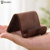 1pcs Solid Wooden Phone Holder Front Desk Business Card Display Rack Multifunctional Home Office Desktop Decoration