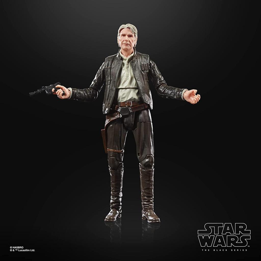 Hasbro Star Wars Black Series Архивная коллекция Хан Соло размер 6 дюймов Звезда Пробуждение силы Действие Возраст 4 и старше F4370 Оригинальный продукт (15 см) войны