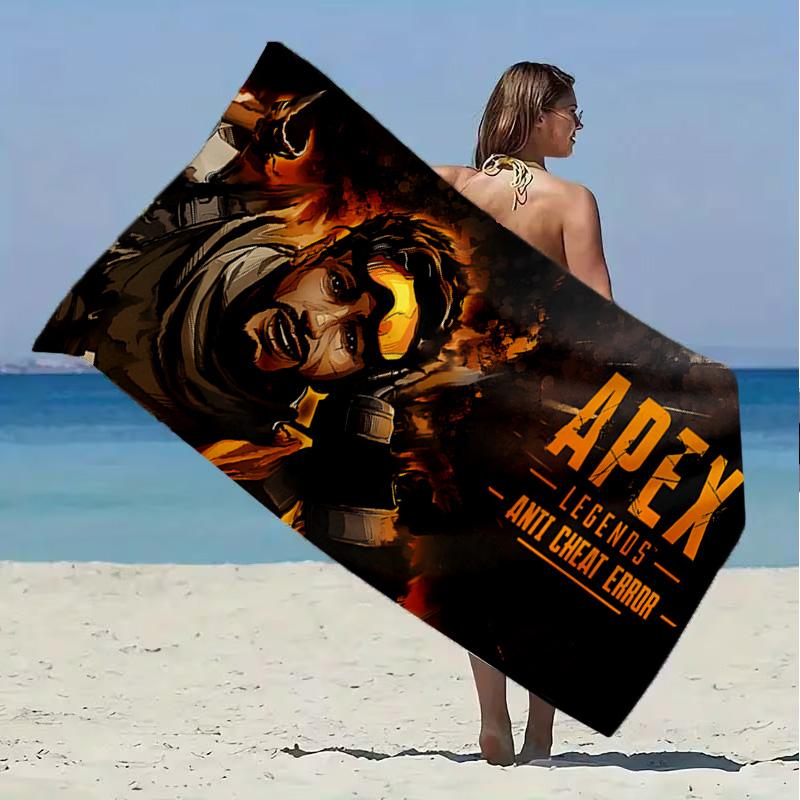 Apex Game Beach Towel Microfiber Beach Towel Super Soft & Absorbent for Bath, Beach, Travel Bath Time Accessory, Fan gifts