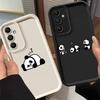 Милый чехол для телефона с пандой для Galaxy A12 A13 A14 4G 5G A13 A22 5G A23 4G 5G A24 4G A32 4G 5G A33 5G A34 5G Матовый
