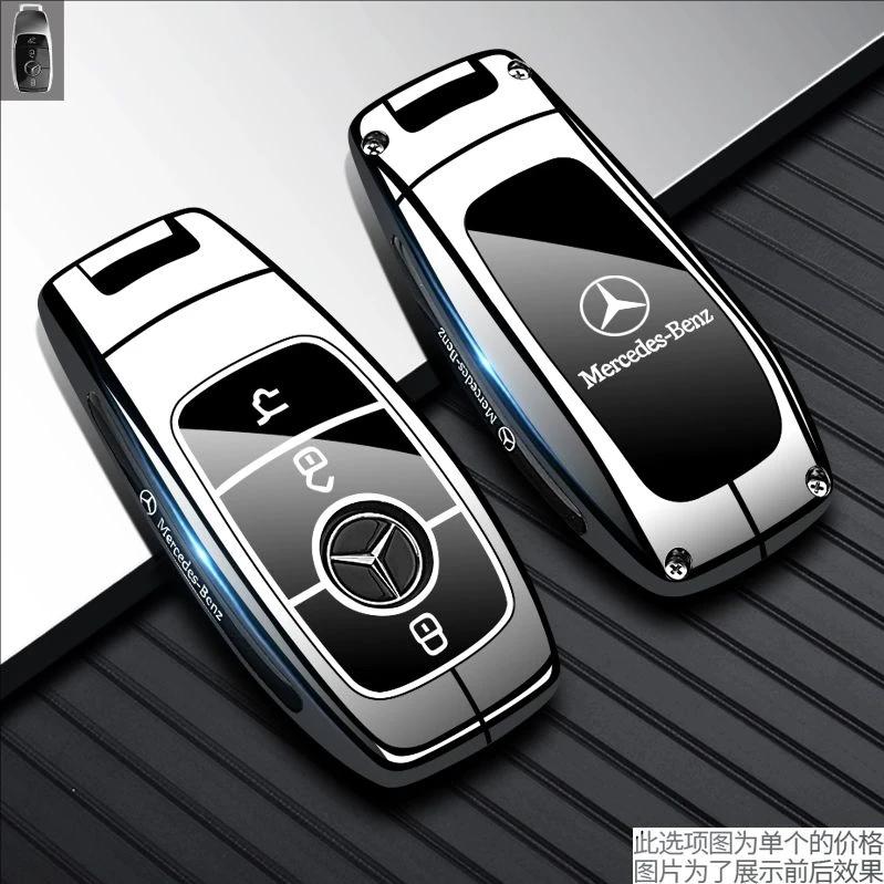 TPU Style Car Key Case Cover Shell Fob For Mercedes Benz C E S Class W206 W223 W214 GLA GLB GLC CLA CLS E300 S450 S580 S500 LL3