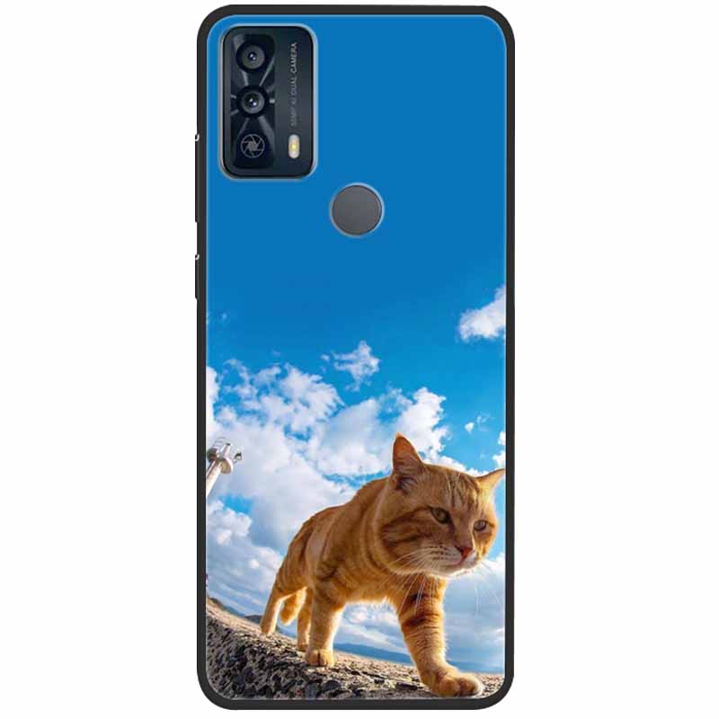 Чехол For TCL 20B Case 6159K Силиконовый Мягкий Модный TPU Чехол для Телефона для TCL 20B Case для TCL 20B 20 B Бампер Защитный TPU Оболочка