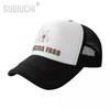 Mesh Cap Hat Burkina Faso Letter Flag Emblem Trucker for Unisex WoUnisex Born All the People Retro Baseball Caps Cool