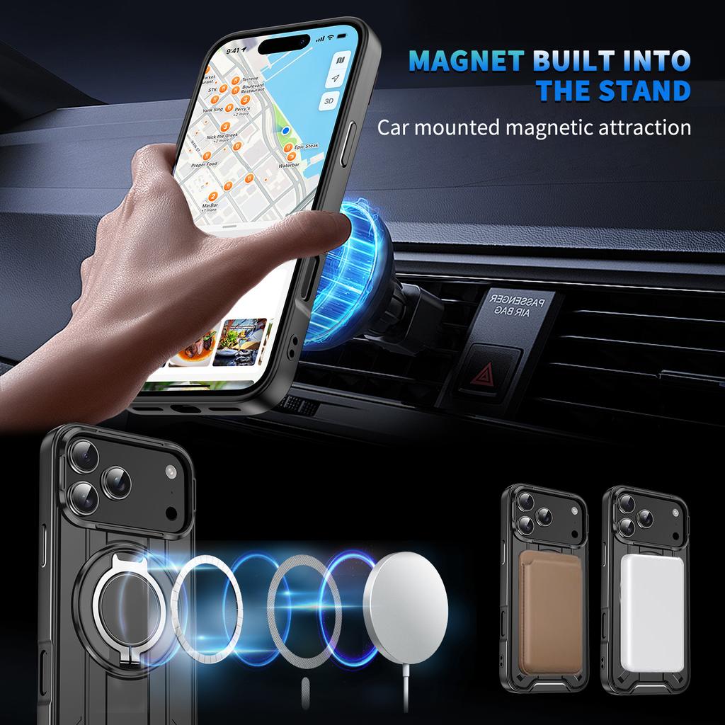 Для iphone17 Ударопрочный Чехол-кольцо-подставка для Iphone 17 Pro Max 16 Plus 17 Air 16e Pro Iphone16 Iphone17