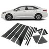 16 Pcs Car Polished Pillar Posts Window Trim Cover Styling Sticker for Toyota Corolla 2019-2024 Accessories Auto Exterior Parts