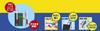 Mitsubishi Pencil Ballpoint Pack of 10 2-Color Pen, Clifter, 0.7mm, Transparent, SE2254.T,