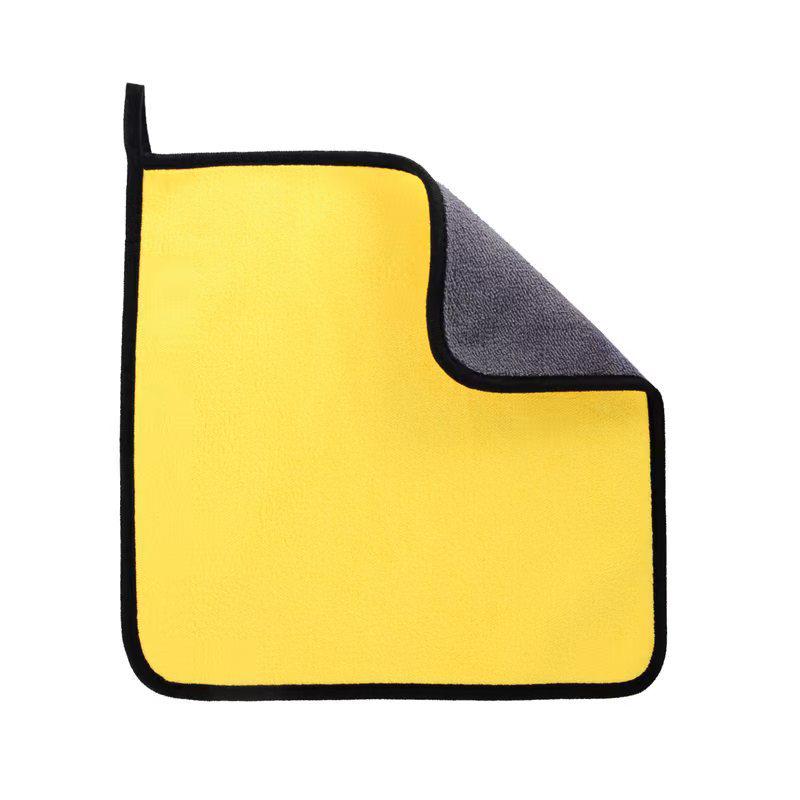 Extra Large Coral Fleece Microfiber Pet Towel - Ultra Absorbent and Thickened for Daily Use