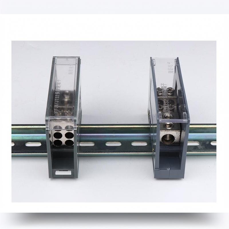 Клеммный блок DIN-рейки "Один на множество выходов" 150А Универсальный распределительный щиток Соединитель проводов Пластиковый/Медный Распределительная коробка питания