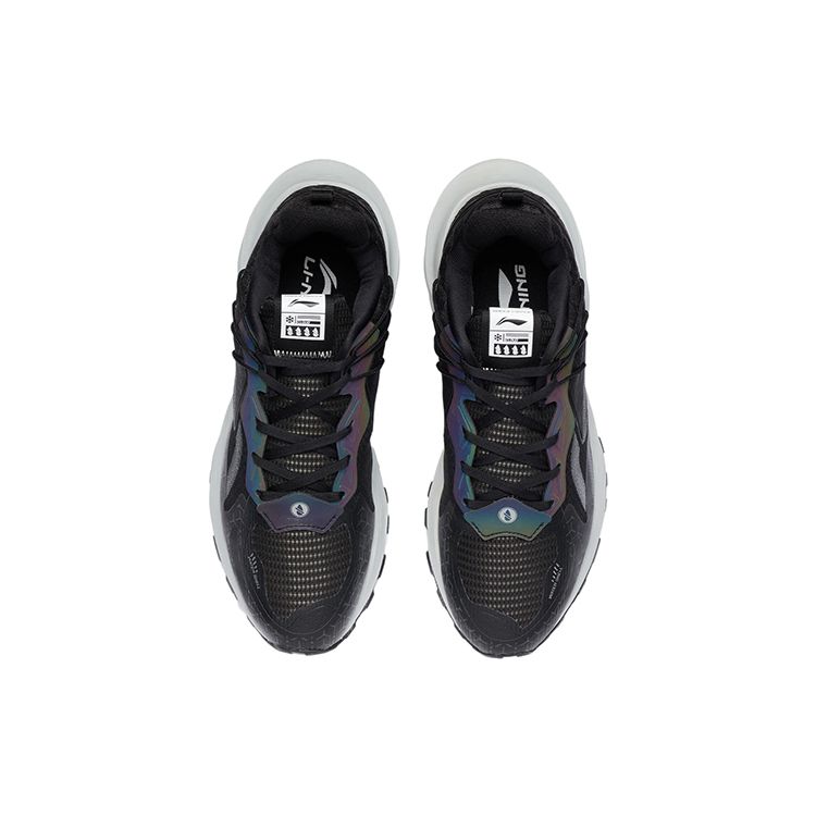 Кроссовки мужские Li Ning Protective Cloud Plus с низким верхом, прочные и дышащие, черные AGLR231-2