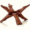 1 Pc Tripod Display Stand  Snake Tripod  Abalone Shell Stand  Wooden Crafts, Home Crafts Decoration Stand