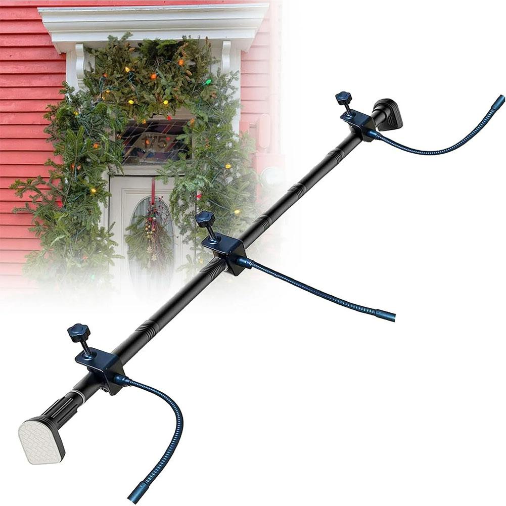 Adjustable Garland Hanger, No Screws No Drilling, Glue-Free, Damage Free For Door Frame, Christmas Decoration Garland Hanger