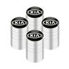 4Pcs Auto Metal Wheel Tire Valve Caps Stem Case For KIA Rio Ceed Sportage Cerato Soul Sorento Picanto Optima Car Accessories EB6