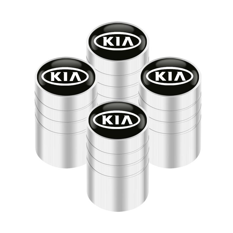 4Pcs Auto Metal Wheel Tire Valve Caps Stem Case For KIA Rio Ceed Sportage Cerato Soul Sorento Picanto Optima Car Accessories EB6