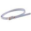 Skinny Elegant Candy Color Women Female Thin Waistband Waist Belts Dress Strap Pu Leather Belt