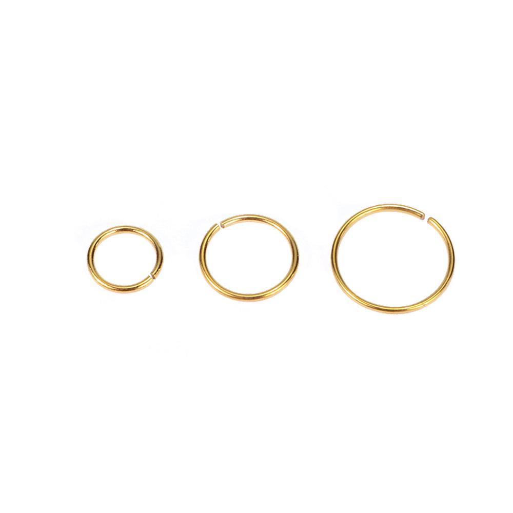 Surgical Steel Nose Studs Small Thin Lip Stus Hoop Ring Earring Body Piercing