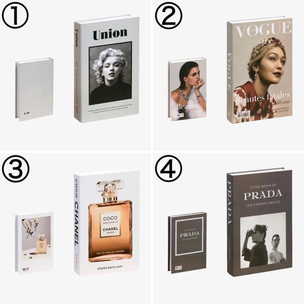 [Б/У] Набор из 3 книг-муляжей Иностранная книга Книга-муляж Имитация книги