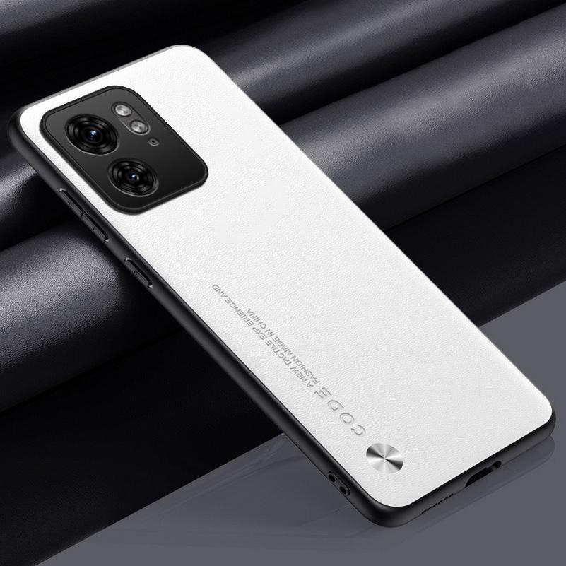 Plain Leather Case For Moto Edge 40 30 Ultra 30 Fusion Motorola G60S G60 G30 G20 G10 Luxury Hybrid Hard Phone Cover Fundas