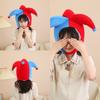 Party Jester Hat Unisex Masquerades Hat Adjustable Clowns Hat Dynamic Children Hat for Halloween and Carnivals Event
