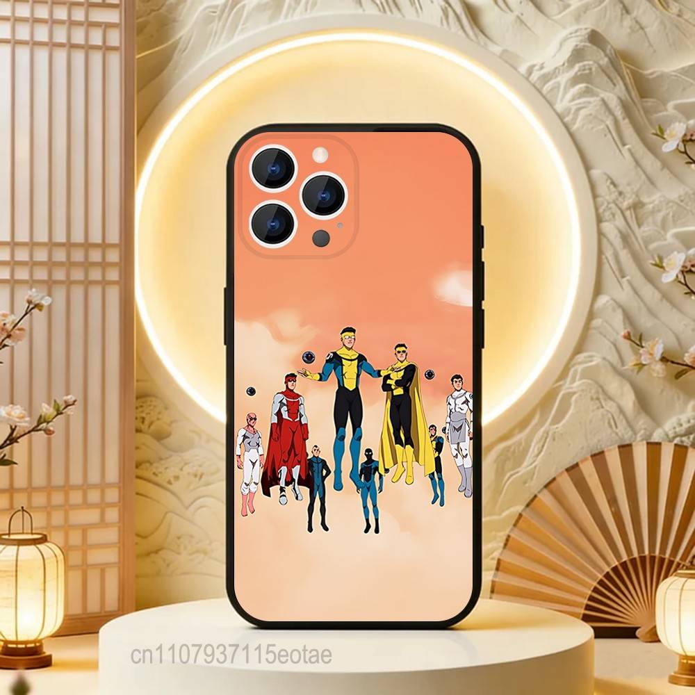 Анимация для взрослых l-Invincible Для iPhone 12,16,13,14,15,17,11,Pro,Max,Plus,E,Air,Mini ТПУ Мягкий к коже Чехол для телефона