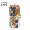 Бутик De FGG Модный Стильный Клатч-Кристалл в Форме Пивной Банки Вечерние Сумки Женские Формальные Вечеринки Коктейльные Клатчи и Сумки