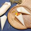 100Pcs Popcorn Cones Heat-Resistant Multipurpose Wide Application Useful Charcuterie Cones Small Dessert Cones Party Supplies