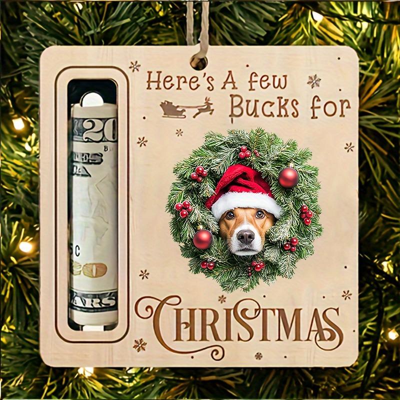 Рождественские украшения, кошелек-елка, милый кошелек, рождественские украшения, Санта Клаус, олень