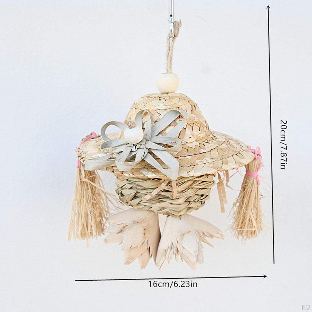 Игрушка для жевания птиц, клетка для попугаев, деревянная подвесная игрушка для попугаев, клюющая для волнистых попугаев, конур