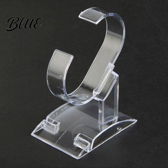 Watch Display Rack Clear Stand C-Shaped Holder Bangle Bracelet Home