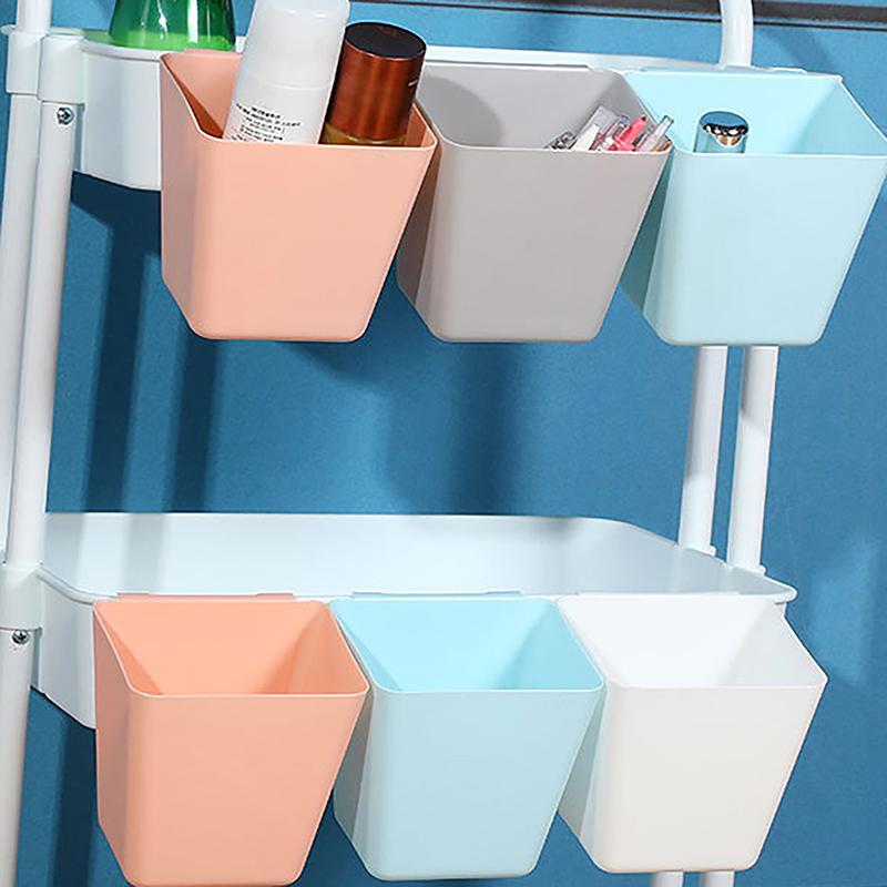 Пластиковые ведра для хранения смертной казни через повешение для портативной прикроватной подвесной корзины тележки