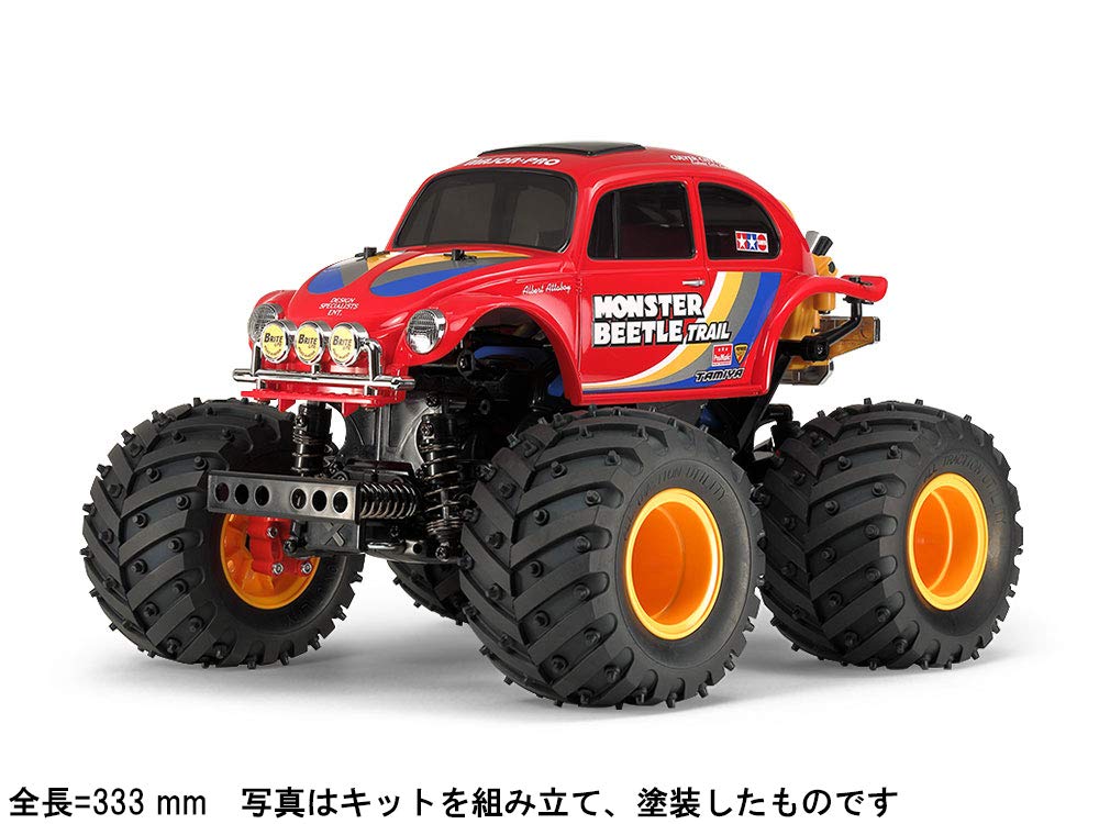 Tamiya Электрическая радиоуправляемая машинка серии Monster Beetle Trail 58672 1/14 №672 (Шасси GF-01TR)