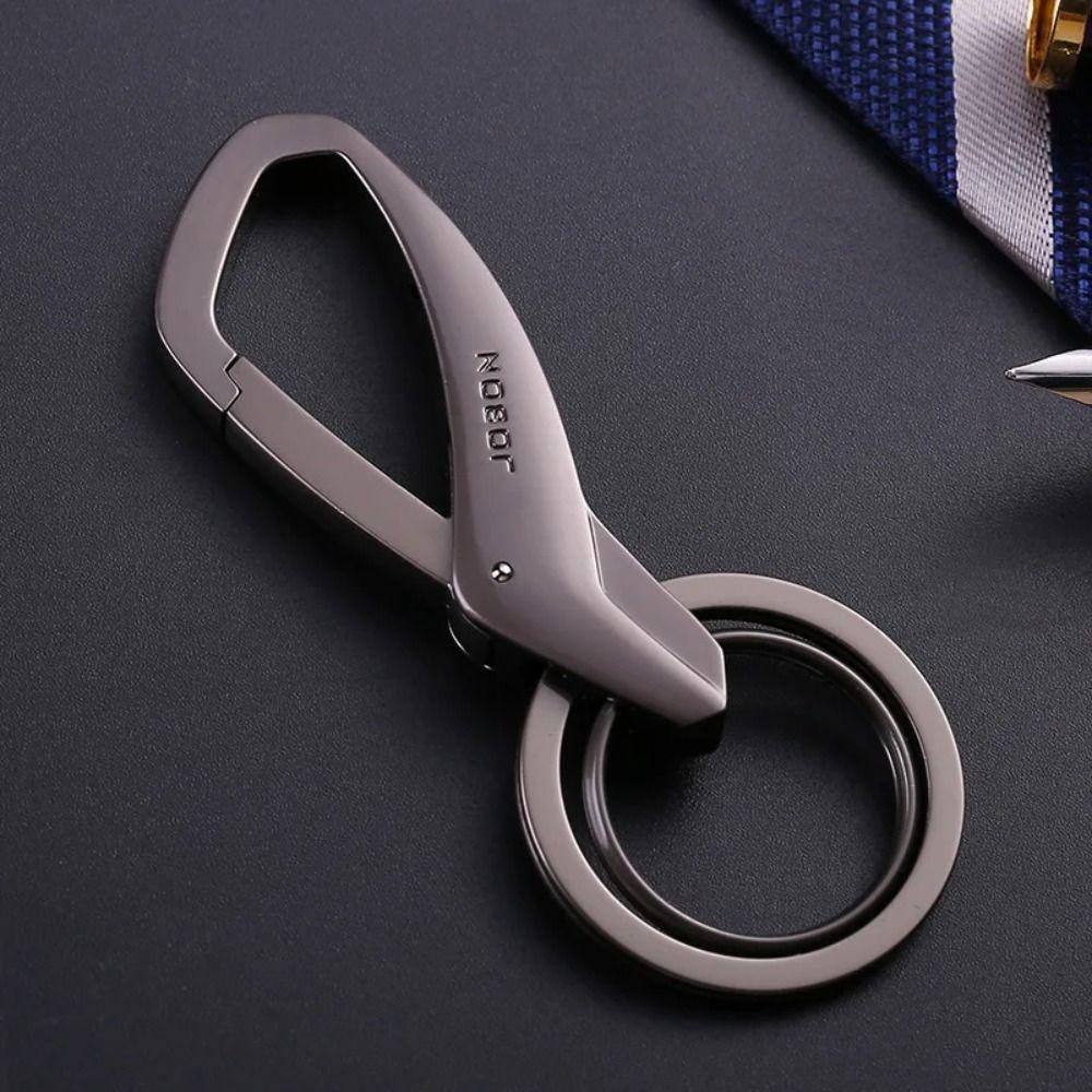 Double Ring Metal Key Chain Senior Key Chain Pendant High Quality Car Key Ring Gift
