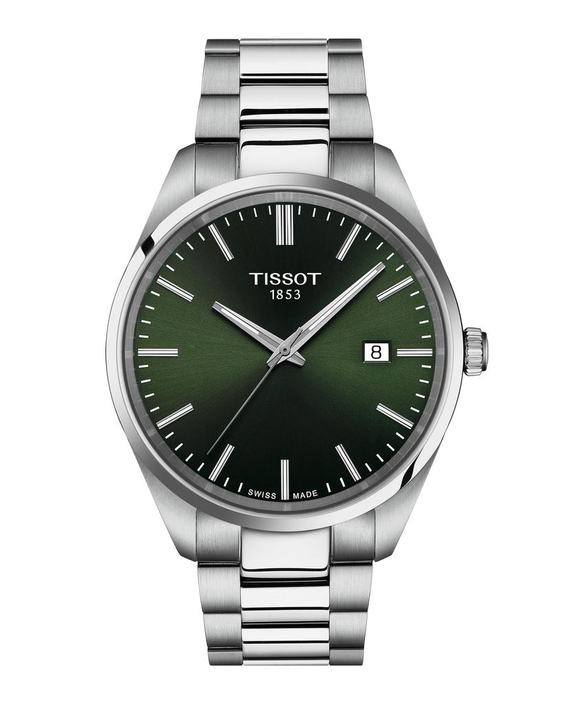Tissot PR100 Bracelet T1504101109100 Men's Green Dial Watch