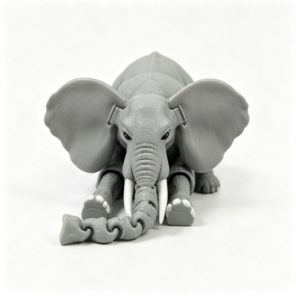 3D Printed Animal Figurine Movable Joints Simulation Animal Model Car Decoration Toy