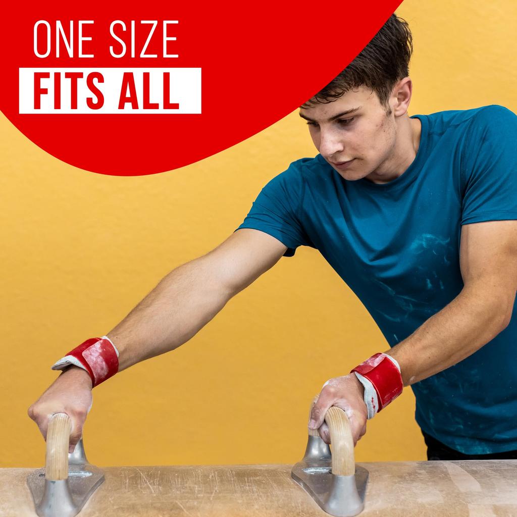 Reisport Гимнастический Напульсник Один Напульсник Премиальная Кожаный Напульсник с Застежкой-липучкой Напульсники для Тяжелой Атлетики и Силовых Тренировок Поддержка,