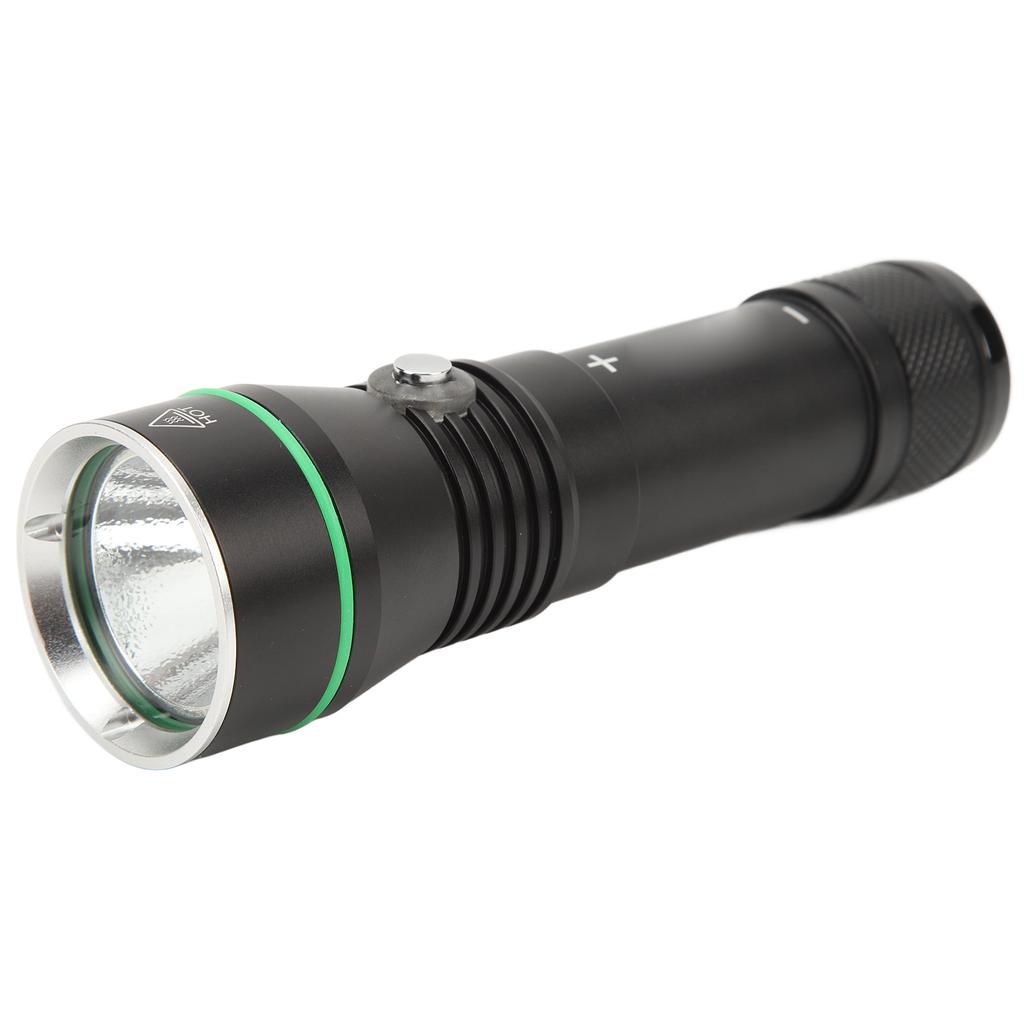 Diving Flashlight High Bright 110 Meter Underwater Flashlight IPX8 Waterproof 3 Lighting Modes