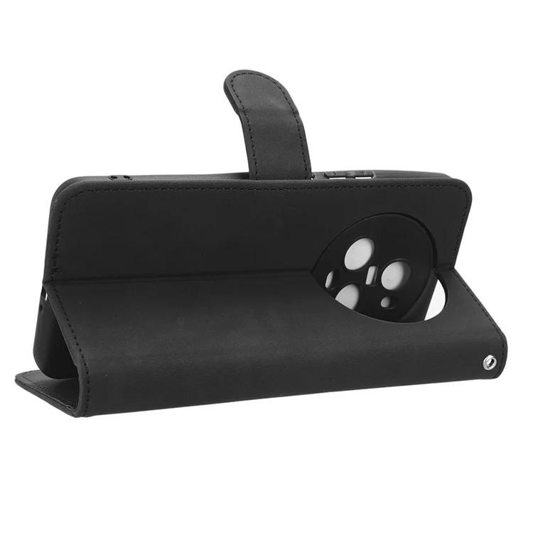 Кожаный флип-чехол для телефона Honor Magic5 Pro, кошелек-подставка, удобный для кожи, защищенный от падений чехол для мобильного телефона