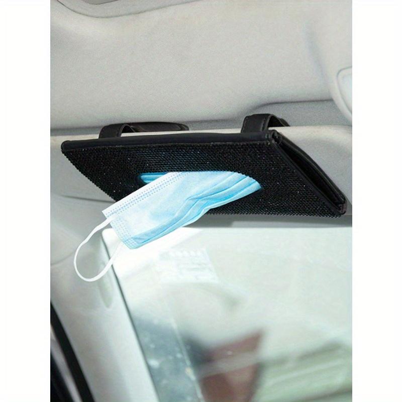 ПУ Коробка для салфеток для автомобиля с декором из страз