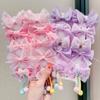 10pcs Mesh Bow Side Barrettes Princess Lace Headwear Beautiful Hair Clip  for Girls