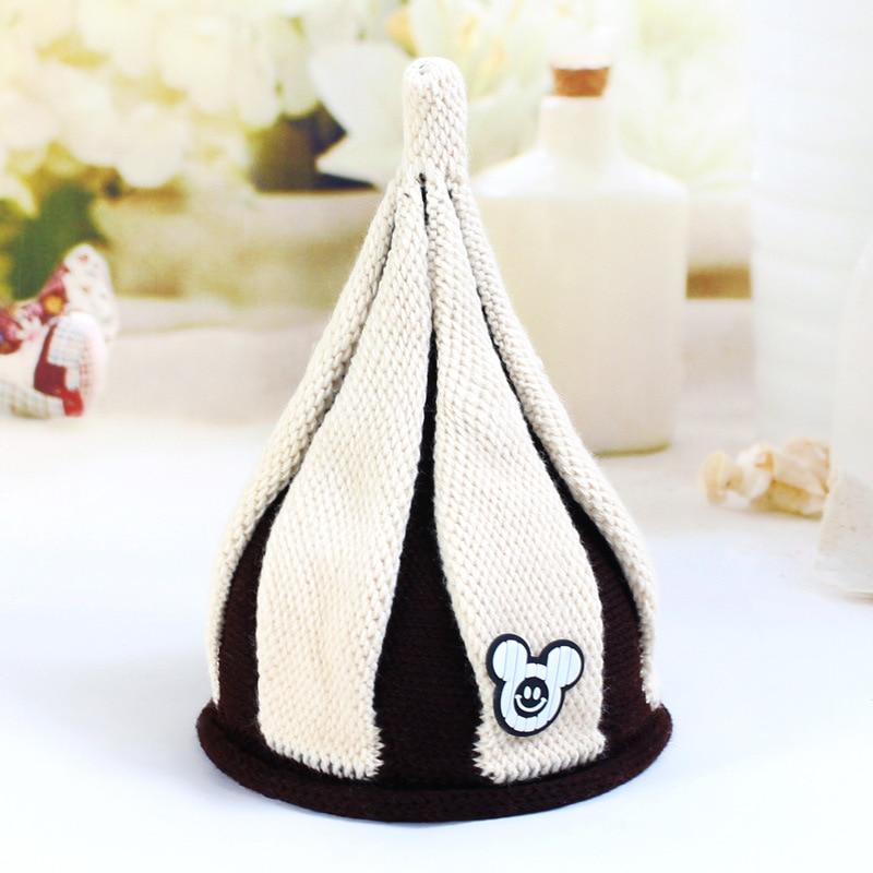 Новые разноцветные шапки с персонажами для маленьких девочек и мальчиков, детская вязаная зимняя шерстяная шапка, размер 48-50 см