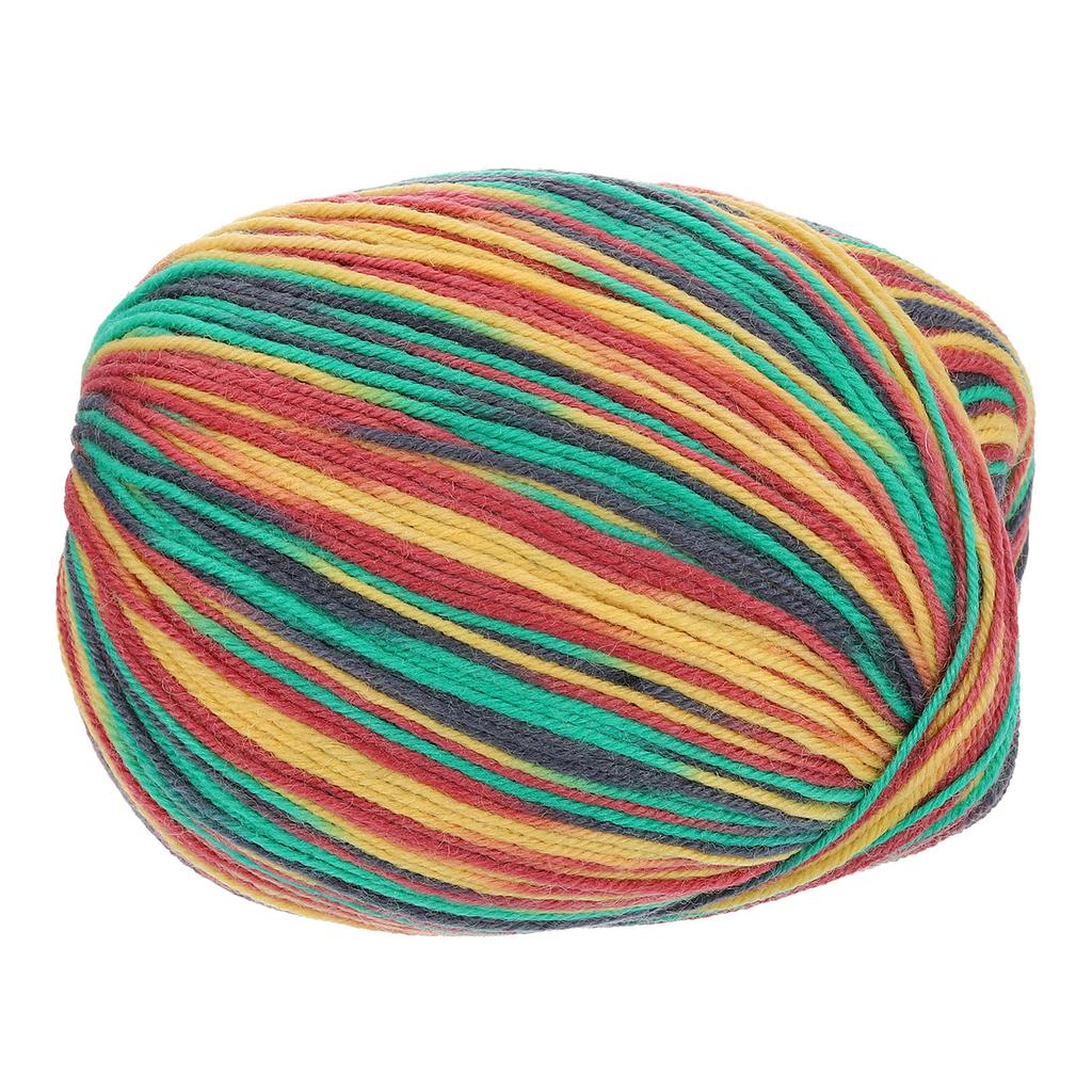 Пряжа 100% шерсть 4-слойная шерстяная ровница Роскошная и мягкая пряжа Пряжа ручной окраски для ручного вязания, вязания крючком, 3,52 унции, 306 ярдов 1 моток