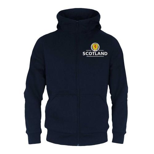 Scotland FA Boys Fleece Full Zip Hoodie