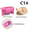 1Pc Silicone Mold Cute Cat Dog Flower Pot Succulent DIY Making Resin Concrete Vase Cactus Candle Silicone Mold Home Decor Tool